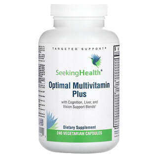 Seeking Health, Optimal Multivitamin Plus, 240 вегетарианских капсул