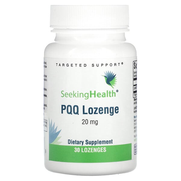 Seeking Health‏, "לכסנית PQQ, ‏20 מ""ג, 30 לכסניות."