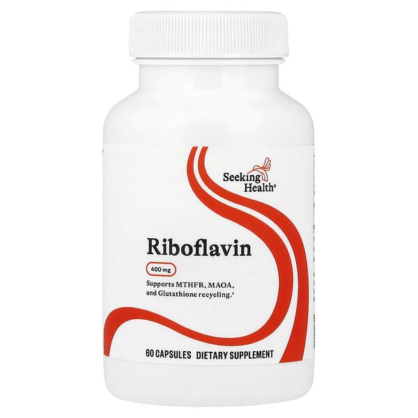 Seeking Health Riboflavin, 400 mg, 60 Capsules