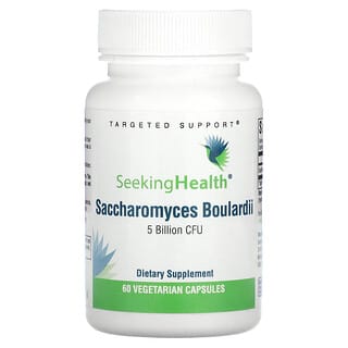 Seeking Health, Saccharomyces Boulardii, 5 Bilhões de UFCs, 60 Cápsulas Vegetarianas