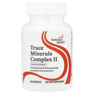 Seeking Health, Trace Mineral Complex II, 30 Capsules