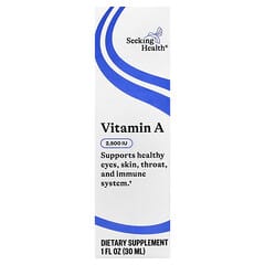 Gotas de vitamina A, 750 mcg (2500 UI), 30 ml (1 oz. Líq.)