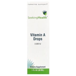Seeking Health, Gouttes de vitamine A, RAE/goutte de 1 500 µg, 30 ml