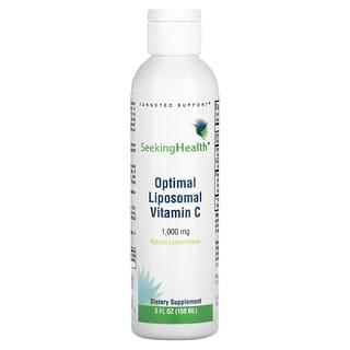 سيكنغ هيلث‏, Optimal Liposomal Vitamin C ، ليمون طبيعي ، 1،000 ملجم ، 5 أونصة سائلة (150 مل)