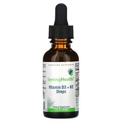 Seeking Health, Vitamin D3 + K2 Tropfen, 30 ml (1 fl. oz.)