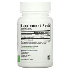 Seeking Health, Vitamine D3 + K2, 60 capsules végétariennes