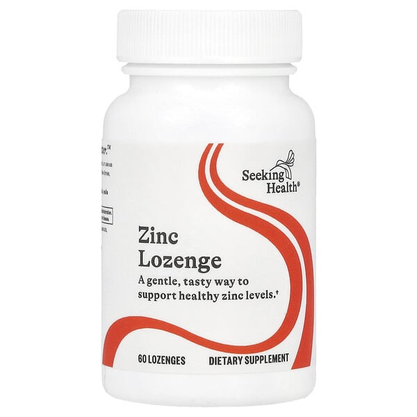 Seeking Health, Optimal Zinc, 60 Lozenges