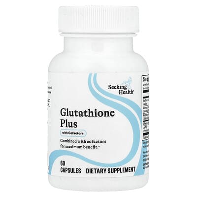 Seeking Health, Premium Glutathione+ with Cofactors, 60 Vegetarian Capsules