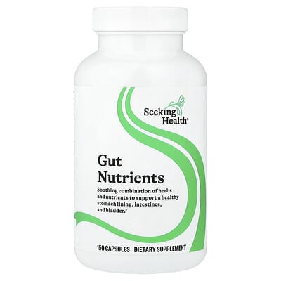 Seeking Health, Gut Support Nutrients, 150 Capsules