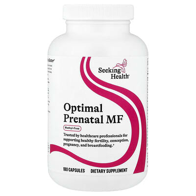 Seeking Health, Premium Prenatal Formula MF, 180 Vegetarian Capsules