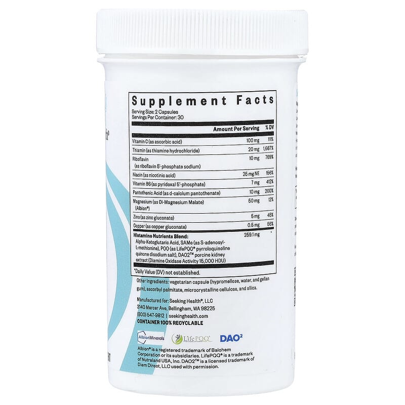 glutathione for heart Histamine Nutrients, 60 Capsules