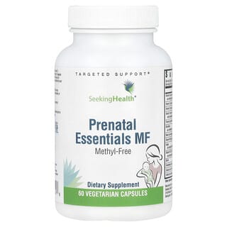 Seeking Health, Prenatal Essentials MF, Methyl-Free, 60 Vegetarian Capsules