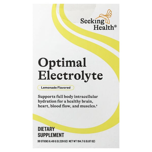 Optimal Electrolyte, Lemonade, 30 Sticks, 0.229 oz (6.49 g) Each