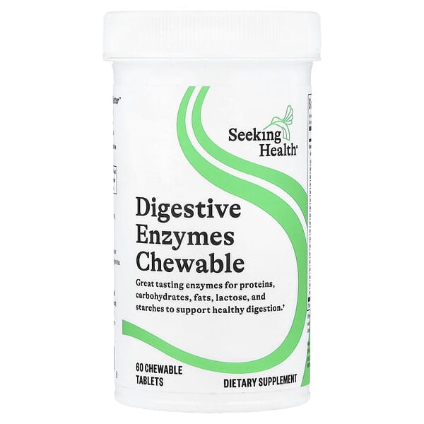 Digestive Enzymes Chewable, 60 Chewable Tablets