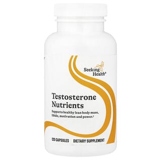 Seeking Health, Nutrienți cu testosteron, 120 capsule