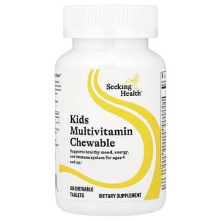 Seeking Health, 어린이용 종합비타민 츄어블, 만 4세 이상, 츄어블정 60정