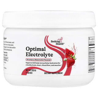 Seeking Health, Électrolytes optimaux, Fraise et pastèque, 222 g