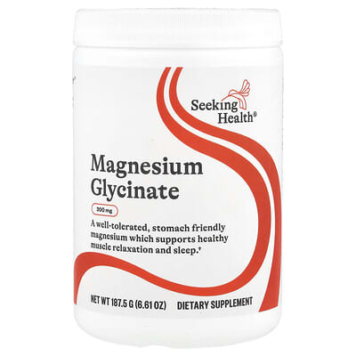 Seeking Health, Magnesium Glycinate Powder, 6.61 oz (187.5 g)