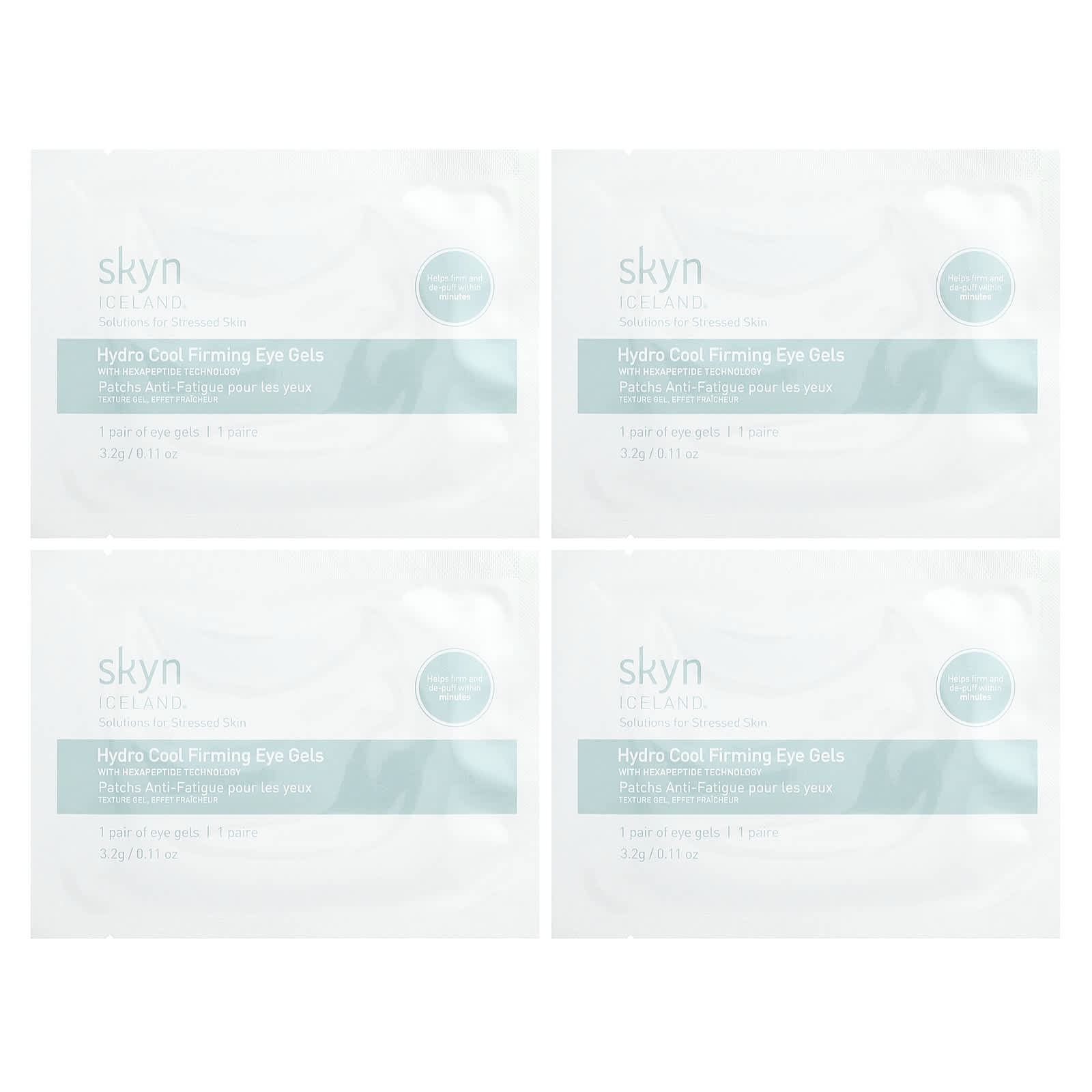 Skyn Iceland, Hydro Cool, укрепляющий гель для кожи вокруг глаз, 4 пара