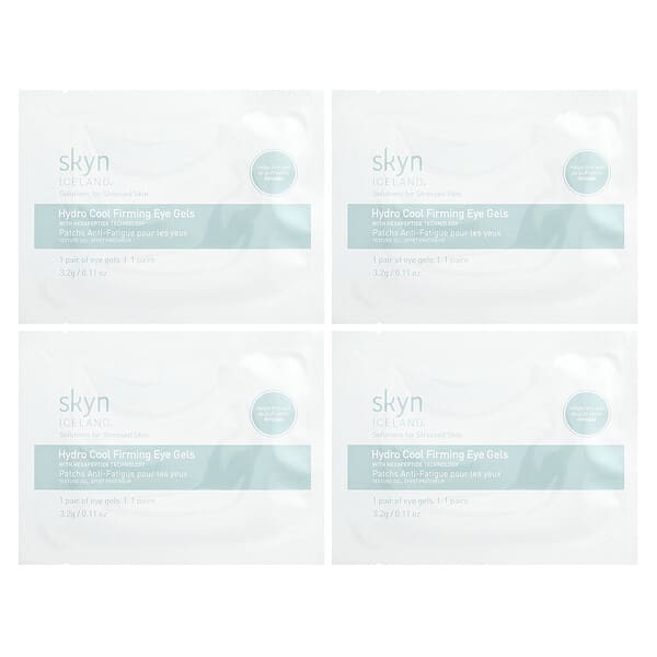 Skyn Iceland, Hydro Cool Firming Eye Gels , 4 Pairs