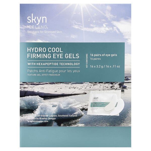Skyn Iceland, Hydro Cool Firming Eye Gels, 16 Pairs
