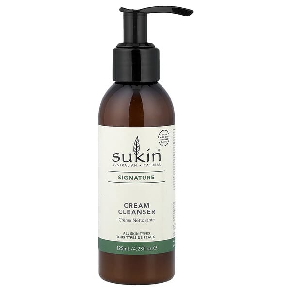 Sukin, 시그니처, 크림 클렌저, 125ml(4.23fl oz)