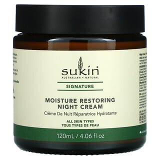 Sukin, Crema restauradora de humectación para la noche, 120 ml (4,06 oz. Líq.)