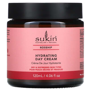 Sukin, Crema hidratante de día, rosa mosqueta, 120 ml (4,06 oz. líq.)