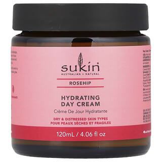 Sukin, Hydrating Day Cream, Rosehip, 4.06 fl oz (120 ml)