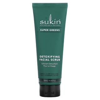 Sukin, Super Greens, Gommage détoxifiant pour le visage, 125 ml