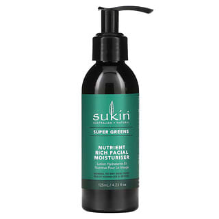 Sukin, Super Greens, Nutrient Rich Facial Moisturiser, 4.23 fl oz (125 ml)
