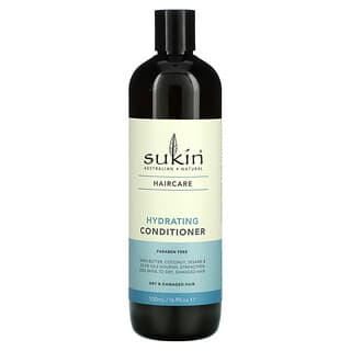 Sukin, Après-shampooing hydratant, Cheveux secs et abîmés, 500 ml