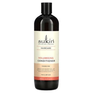 Sukin, Haircare, Volumising Conditioner, Fine and Limp Hair, 16.9 fl oz (500 ml)