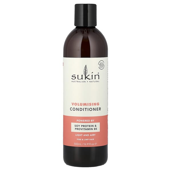 Sukin, 볼류마이징 컨디셔너, 가늘고 힘없는 모발, 500ml(16.91fl oz)