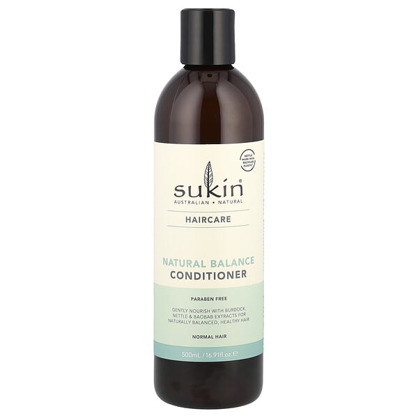 Sukin, 내추럴 밸런스 컨디셔너, 정상 모발용, 500ml(16.9fl oz)