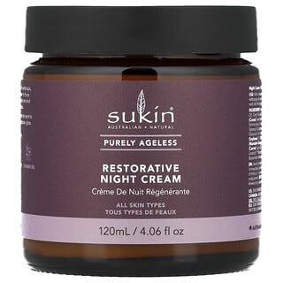 Sukin, Purely Ageless, Creme Noturno Restaurador, 120 ml (4,06 fl oz)