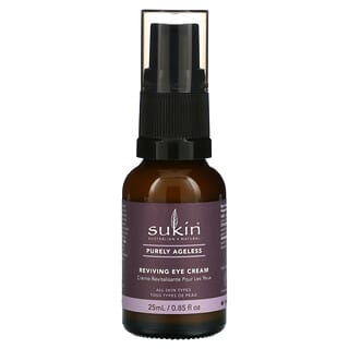 Sukin, Crema revitalizante para el contorno de los ojos, Purely Ageless, 25 ml (0,85 oz. Líq.)
