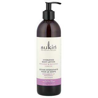Sukin, Hydrating Body Lotion, Bergamot & Patchouli, 16.9 fl oz (500 ml)