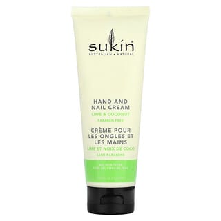 Sukin, Hand and Nail Cream, Lime & Coconut, 4.23 oz (125 ml)