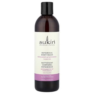 Sukin, Botanical Body Wash, All Skin Types, Bergamot & Patchouli, 16.9 oz (500 ml)