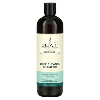 Sukin, Haircare, Deep Cleanse Shampoo, Oily & Congested Scalps, 16.9 fl oz (500 ml)