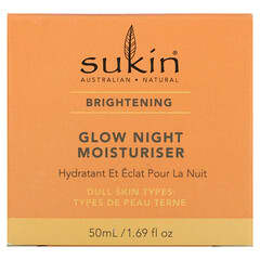 Sukin, Glow Night Feuchtigkeitspflege, aufhellend, 50 ml (1,69 fl. oz.)