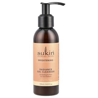 Sukin, Radiance Gel Cleanser, rozjaśniający, 125 ml