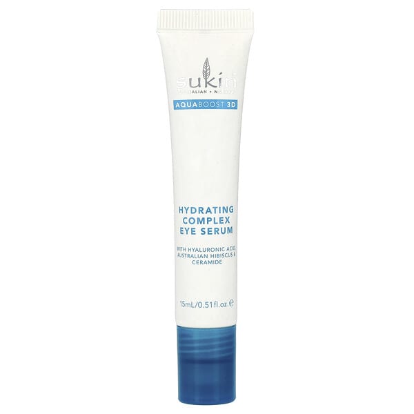 Sukin, AquaBoost 3D, 히알루론산 아이 세럼, 15ml(0.51fl oz)