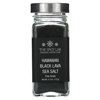 The Spice Lab, Sal Marinho de Lava Negra do Havaí, Grão Fino, 121 g (4,3 oz)