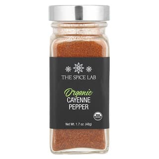 The Spice Lab, Organic Cayenne Pepper, 1.7 oz (48 g)