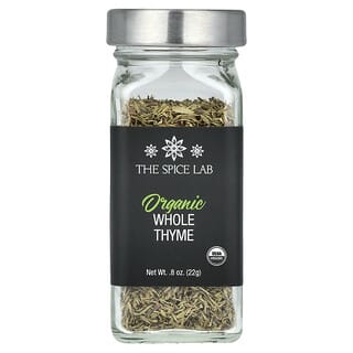 The Spice Lab, 유기농 천연 타임, 22g(0.8oz)