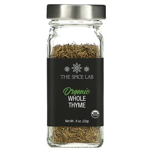 The Spice Lab, Organic Whole Thyme, 0.8 oz (22 g)