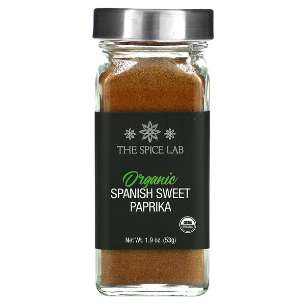 The Spice Lab, 有機西班牙甜紅辣椒粉，1.9 盎司（53 克）