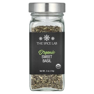 The Spice Lab, Organic Sweet Basil, 0.5 oz (14 g)